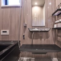 There are three bathrooms in all