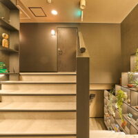 A modern-designed staircase